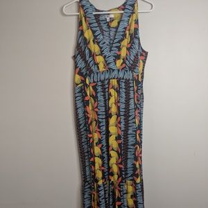 CAbi Long Lemon Dress